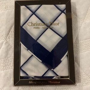 Vintage Christian Dior Pocket Square or Small Scarf